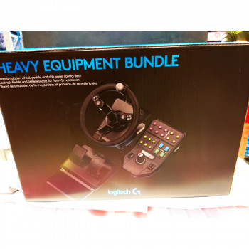 Volante Logitech G Saitek Farm Sim Controller, Kit Simulazione Macchine Pesanti