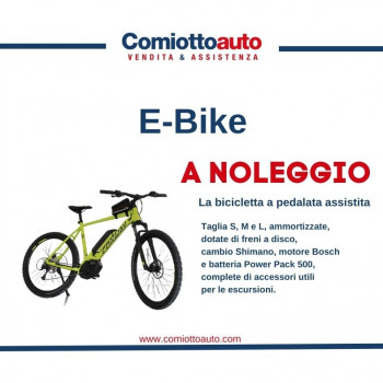 NOLEGGIO E–BIKE
