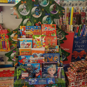 DISNEY LIBRI STICKERS PUZZLE PER NATALE 