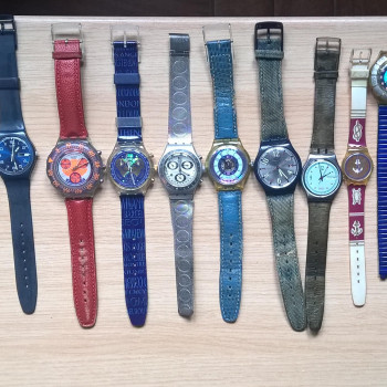 16 orologi Swatch anni dal 1990 al 1999 